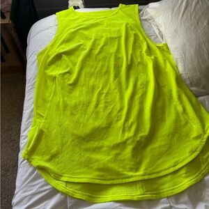 Lululemon Athletica Neon Yellow Muscle Tee